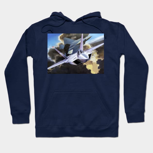 F-22 Raptor Hoodie by Aircraft.Lover